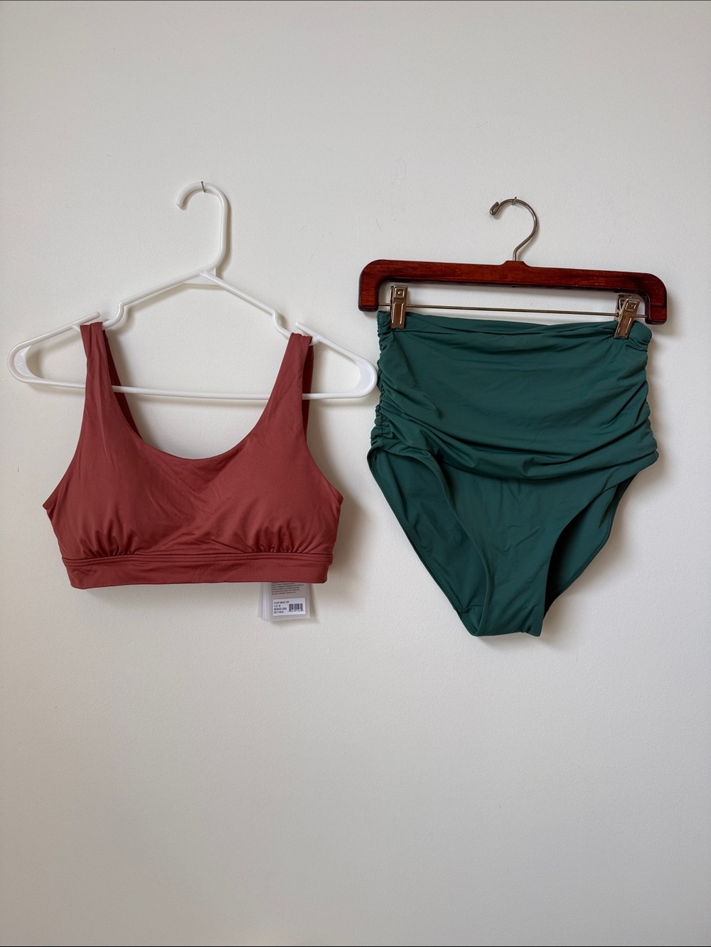 Bnwt KNIX 2 piece high waist swim suit set